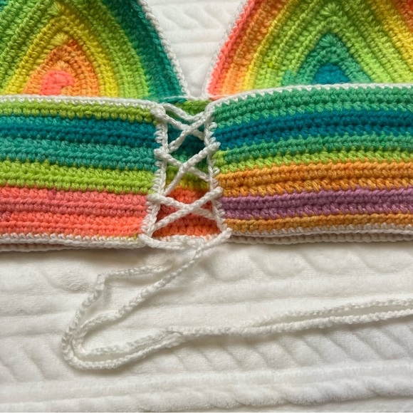 🤎 Handmade Crochet Womans Halter Top - Picture 8 of 9